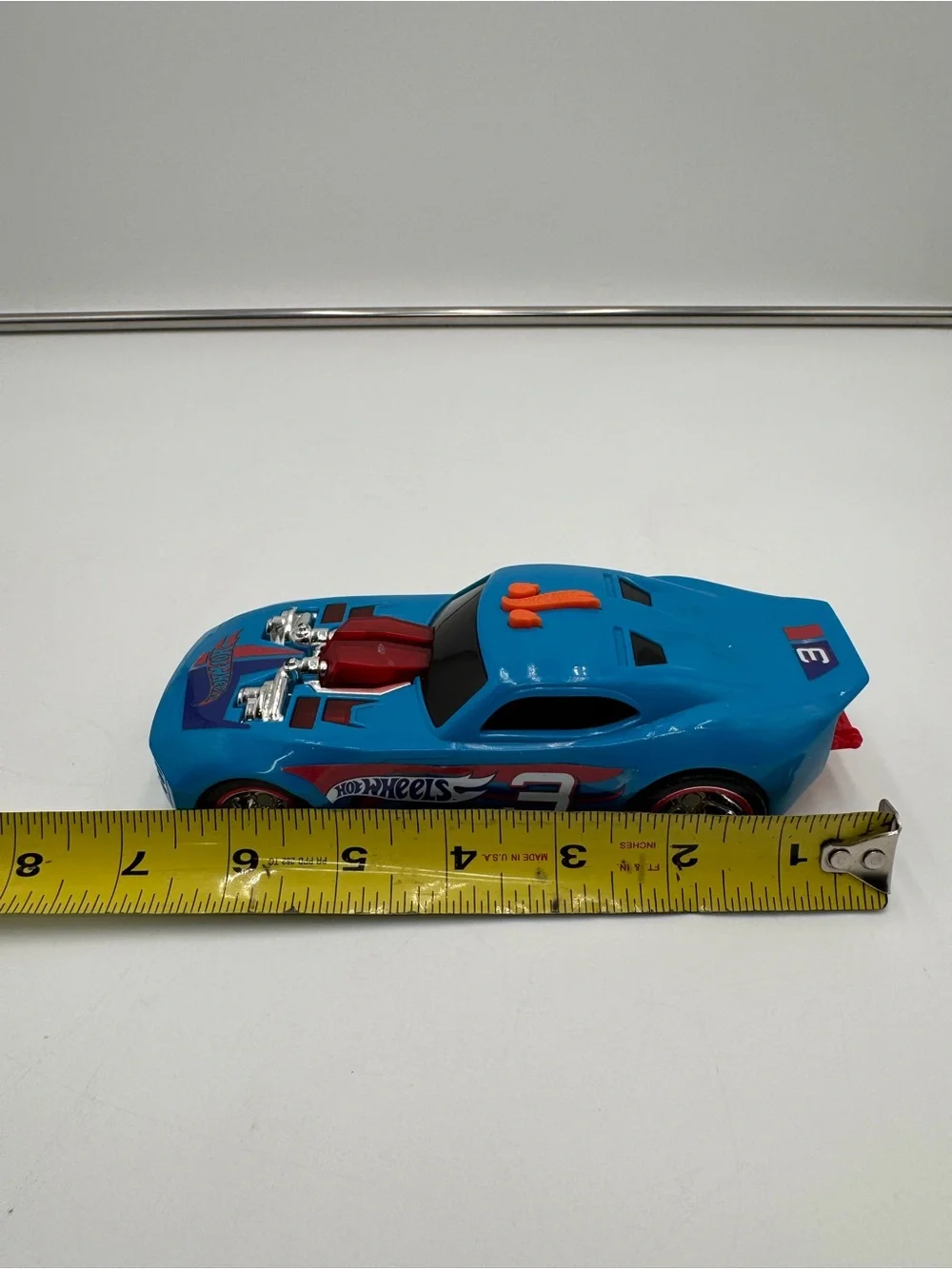 Hot Wheels RC Street Power Blue Muscle Car Mattel 2019 Lights Sounds Tested